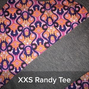 NWT Lularoe Randy Baseball Tee - XXS
